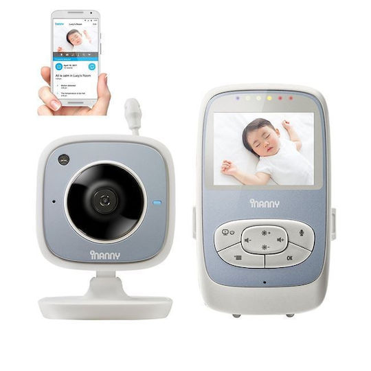 Wireless Baby Monitor with Camera & Screen 2.4" & Two-way Communication