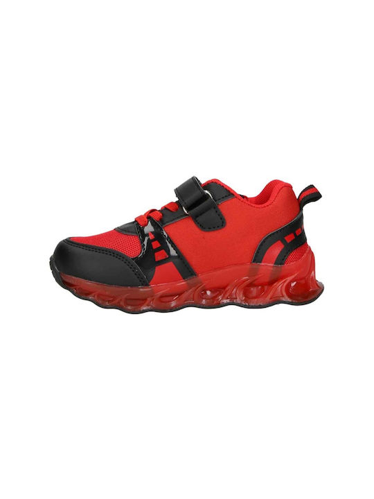 Marvel Comics Kids Sneakers with Lights Red