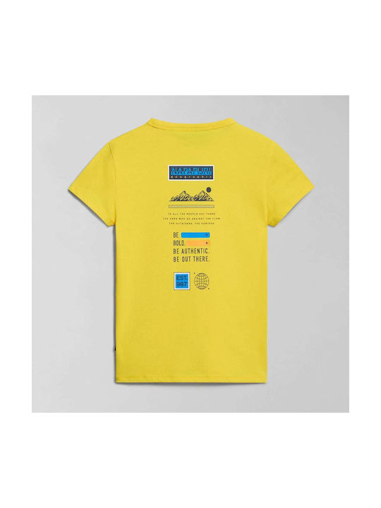 Napapijri Kinder-T-Shirt Gelb