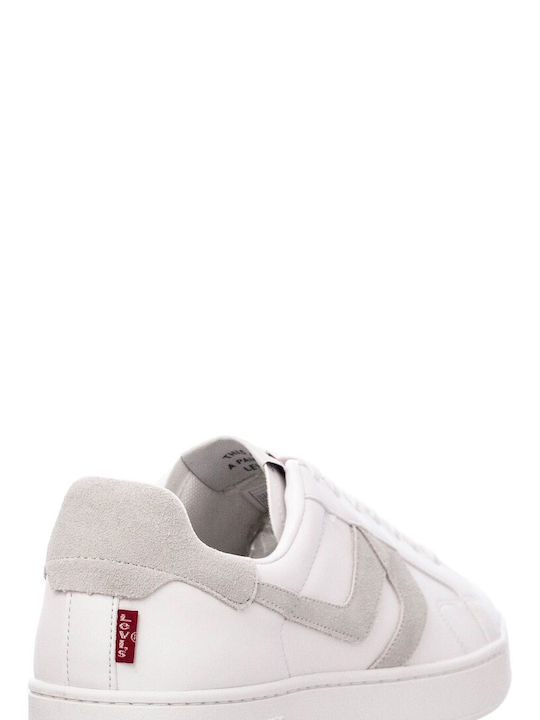 Levi's Herren Sneakers White-grey