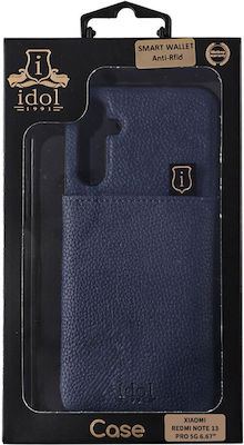 Idol 1991 Wallet Synthetic Durable Blue (Redmi Note 13 Pro 5G / Poco X6)