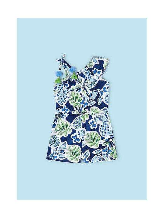 Mayoral Kids One-piece Fabric Shorts/Bermuda blue squirrel