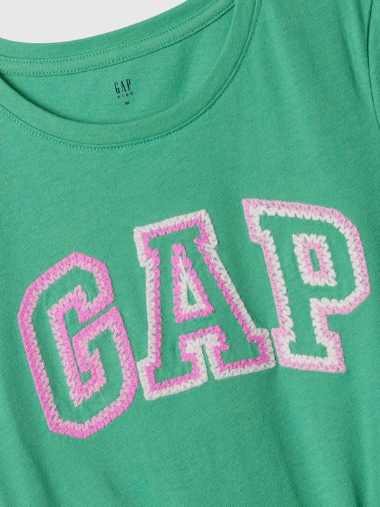 GAP Kids Blouse Short Sleeve bright meadow green Graphic