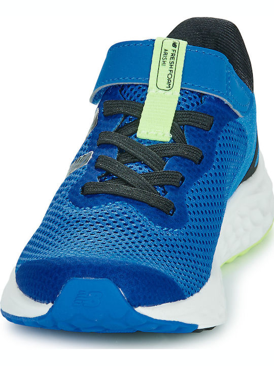 Arishi Kids Sports Shoes Running with Hoop & Loop Closure Blue