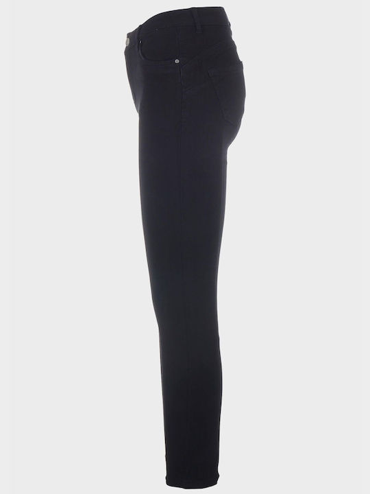 G Secret Women's Fabric Trousers Push-up in Skinny Fit Black