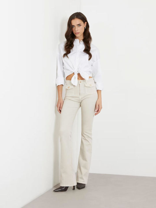 Guess Femei Tesatura Pantaloni Roz