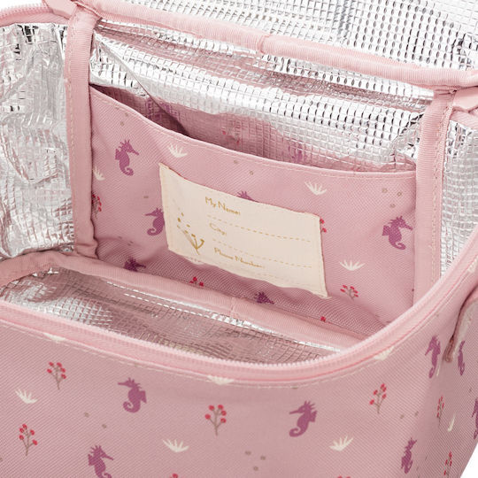 Fresk School Insulated Hand Lunch Bag 4.5lt Pink 18 x 15 x 23cm