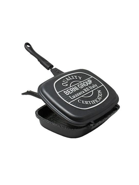 Tigaie Dublă Aparat de făcut omlete din Aluminiu cu Strat de Piatră