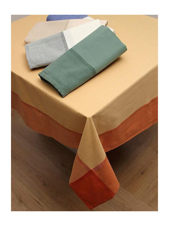 Sunshine Tablecloth Cotton Sand 03 150x200cm