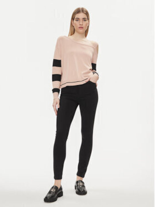 Damen Langarm Pullover Rosa