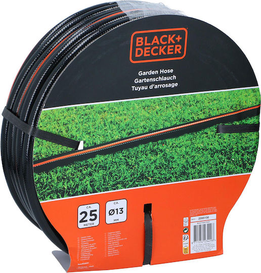 Black & Decker Λάστιχο Ποτίσματος Σετ 1/2" 25m