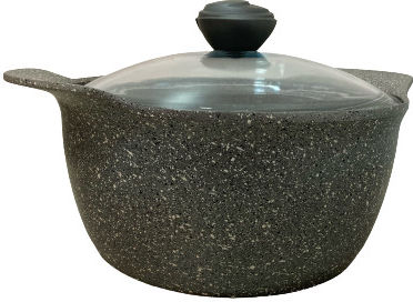 OMS Collection Granite Βαθιά Κατσαρόλα από Αλουμίνιο 24cm
