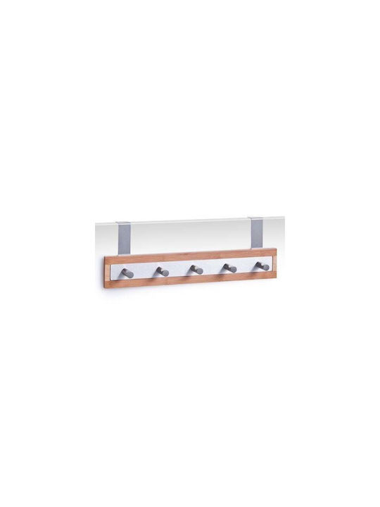 Zeller Agățătoare De Perete Cu 5 Compartimente Maro 36x12.5x8cm