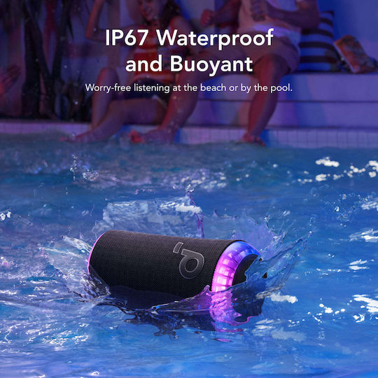 Anker SoundCore Glow Waterproof Bluetooth Speaker 30W with Battery Life up to 18 hours Black