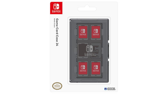 Hori Officially Licensed Game Card Case Game Card Case Holder for Switch in Black color