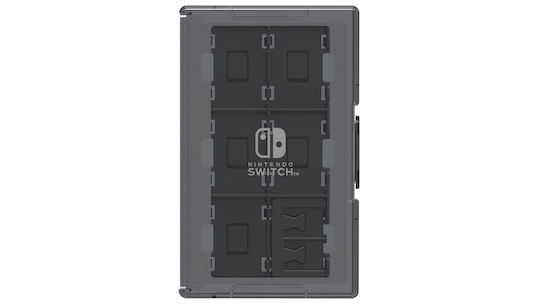 Hori Θήκη game Switch για 24 παιχνίδια σε Μαύρο χρώμα