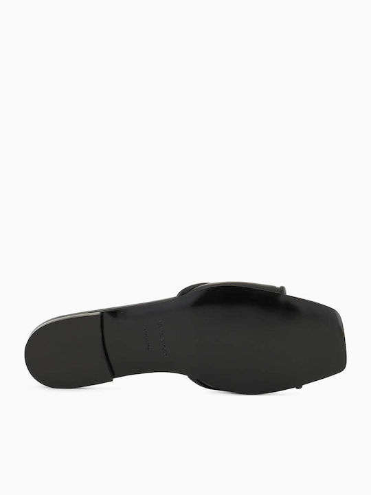 Women's Flat Sandals in Black Color