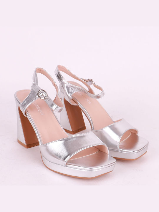 Plato Damen Sandalen in Silber Farbe