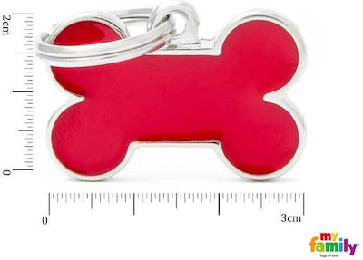 Basic Hand Bone Sm Red 3x2cm