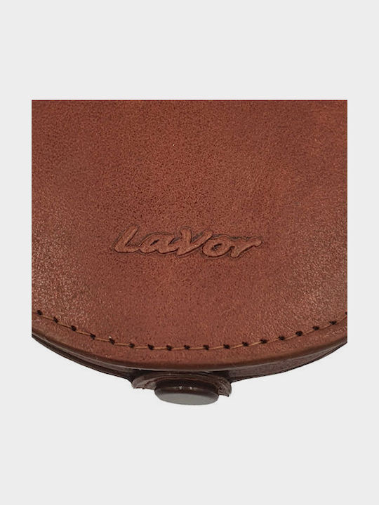 Leather Men's Wallet For Coins With RFID Tabac Brown