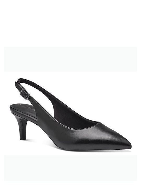 Tamaris Synthetic Leather Black Medium Heels