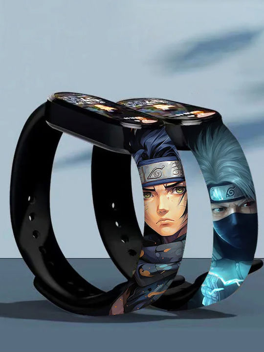 Kinder wasserdichte Naruto Uhr mit LED-Bildschirm Ag-047 Blau Kinder wasserdichte Naruto Uhr mit LED-Bildschirm Ag-047 Blau