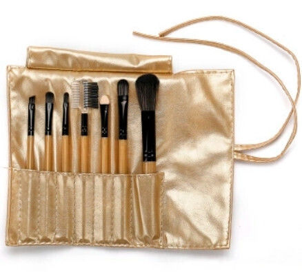 Fraulein38 Professional Set with Makeup Brushes made of Synthetic Hair 7pcs