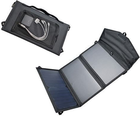 Αναδιπλούμενο Ηλιακό Panel Φορτιστής 19.5W με USB Output (Φορητών Συσκευών) (100375)