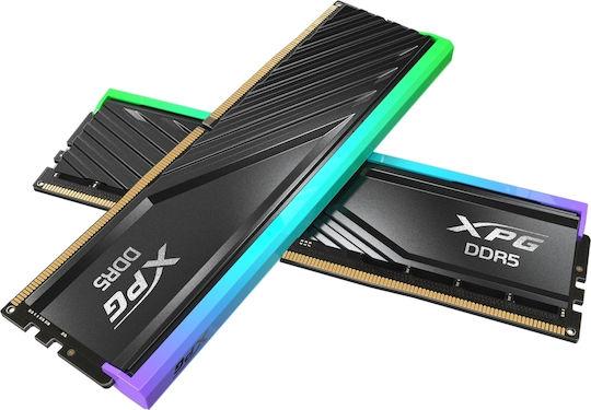 Adata XPG Lancer Blade RGB 24GB DDR5 RAM with 2 Modules (2x12GB) and 6400 Speed for Desktop