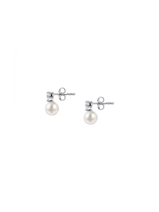 Morellato Earrings Pendants made of Silver with Stones & Pearls