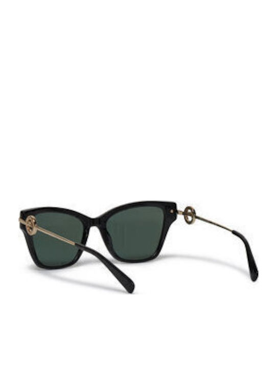 Longchamp Ochelari de soare Μαύρα cu Cadru & Negru Lentilă