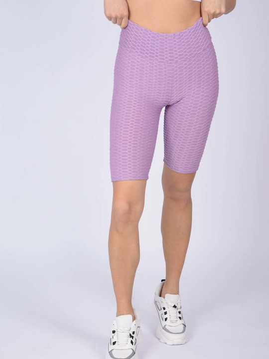 Warehouse Design Women's Bike Legging High Waisted Purple