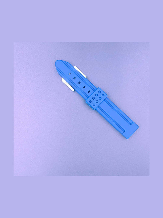 Καουτσούκ Λουράκι Μπλε 22mm