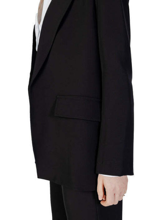 Sandro Ferrone Long Women's Blazer Black