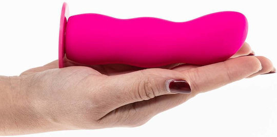 Crushious Strapless Strap On με Dildo σε Ροζ Χρώμα