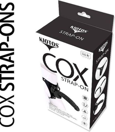 Kiotos Cox Curele Cu Dildo Fără Bretele Cu Dildo În Culoare Neagră