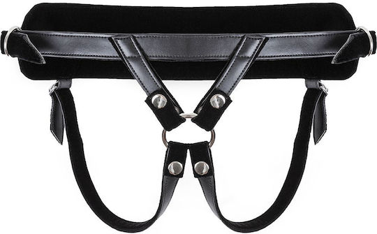 Kiotos Virgite Strapless Strap On με Dildo σε Μαύρο Χρώμα 3τμχ