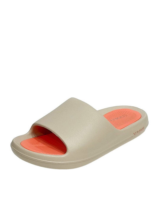 Women's Slides Beige