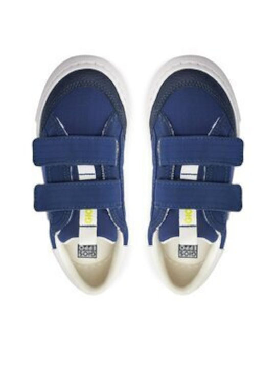 Kinder Sneakers mit Klettverschluss Marineblau