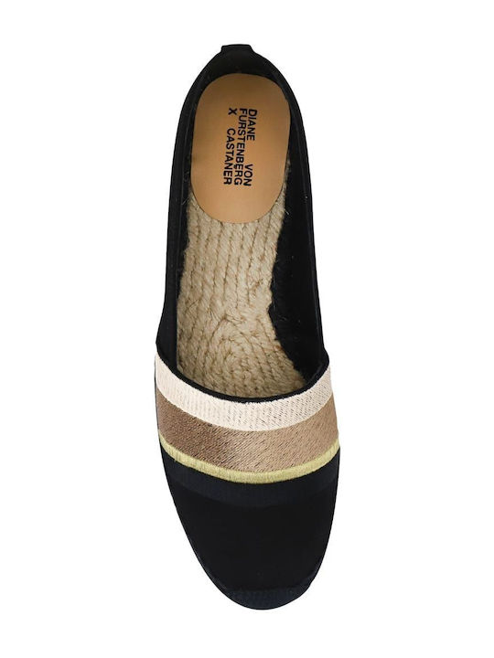Women's Fabric Espadrilles Black