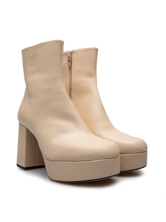 Ted Baker Damen Knöchelstiefel Beige