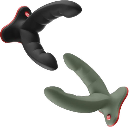 Fun Factory Διπλό Dildo με Βεντούζα Πράσινο 12.3cm