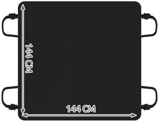 Waterproof Capacul portbagajului Accesorii Auto pentru Câini Negru