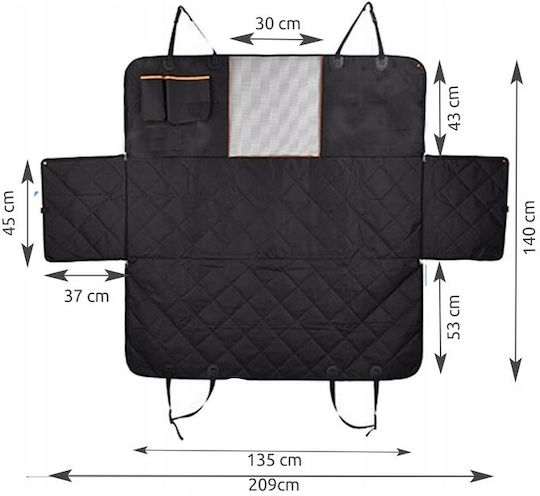 Waterproof Capacul portbagajului Accesorii Auto pentru Câini