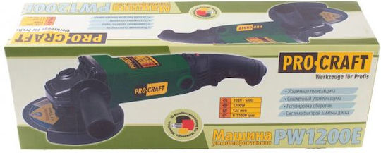 ProCraft Τροχός 125mm Ρεύματος 860W με Ρύθμιση Στροφών
