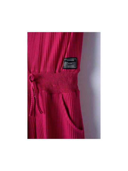 Evita Kids One-piece Fabric Shorts/Bermuda Fuchsia