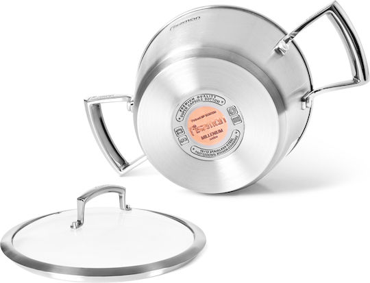 Fissman Millenium Oală Adâncă Din Oțel Inoxidabil 20cm