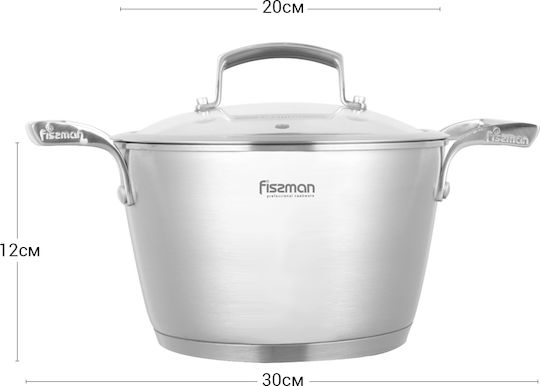 Fissman Millenium Oală Adâncă Din Oțel Inoxidabil 20cm