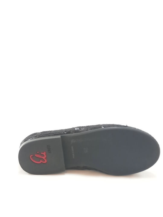 Kids Leather Ballerinas Gray