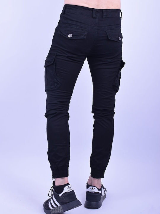 Rms Denim Pantaloni pentru bărbați Cargo Black